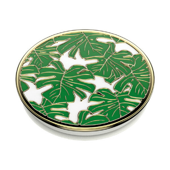 楽天エディオン　楽天市場店PopSockets スマホグリップ Enamel Monstera 806140 [806140]【MYMP】