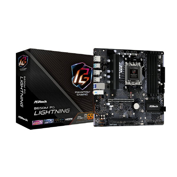 ASRock（アスロック） ASRock B650M PG Lightning / micro-ATX対応 マザーボード