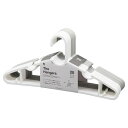 シービージャパン The hangers スリムハンガー20本セット ホワイト/グレー HANGERSスリムハンガ-20P [HANGERSスリムハンガ-20P...