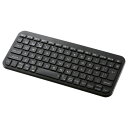 【5/1限定 エントリーで更にポイントUP!】エレコム Bluetooth薄型ミニキーボード Slint ブラック TK-TM10BPBK [TKTM10BPB...