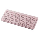 【5/1限定 エントリーで更にポイントUP!】エレコム Bluetooth薄型ミニキーボード Slint ピンク TK-TM10BPPN [TKTM10BPPN...