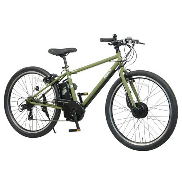 PELTECH 27．5型電動アシスト自転車 外装7段 マットカーキ TDA-712L-KH-8AH [TDA712LKH8AH]