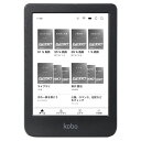 【5/1限定 エントリーで最大P5倍】Kobo 6インチ電子書籍 Kobo Clara BW ブラック N365-KJ-BK-S-EP [N365KJBKSEP]