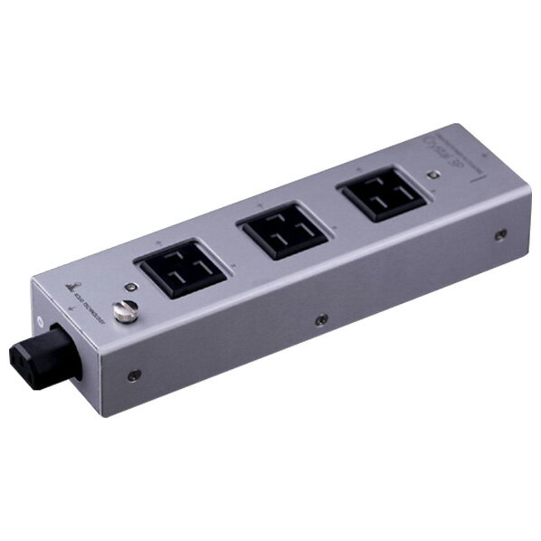 光城精工 連結電源タップ(3個口) CRYSTAL 3P [CRYSTAL3P]【BLKP】