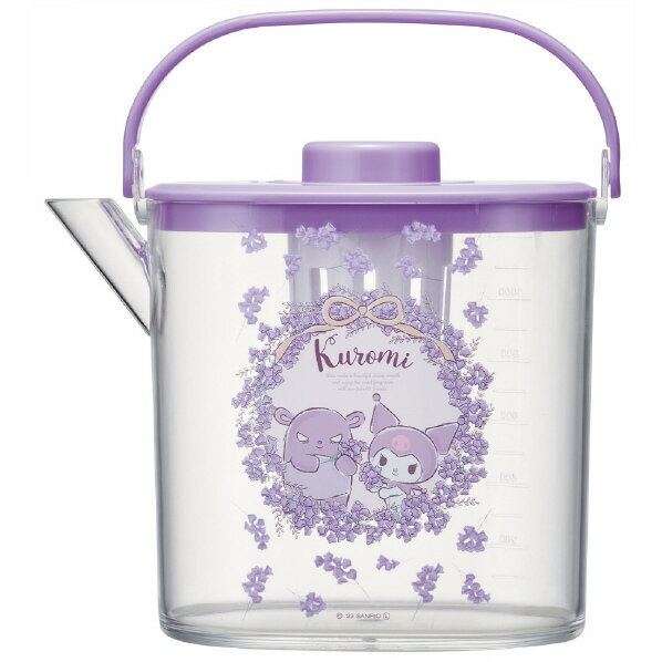 スケーター 茶漉し付冷茶ポット(1．2L) KUフラワーリース CM10クロミフラワ-リ-ス [CM10クロミフラワ-..