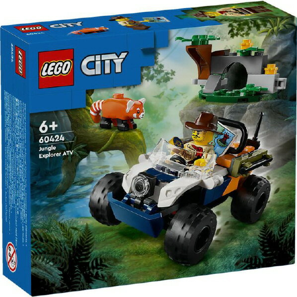 レゴジャパン LEGO シティ 60424 ジャングル探検 オフロード車＜レッサーパンダをさがせ＞ 60424ジヤングルタンケンオフロ-トシヤ [60424ジヤングルタンケンオフロ-トシヤ]