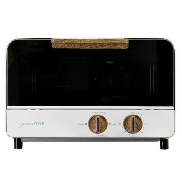 デバイスタイル オーブントースター ホワイト DTA-11-W [DTA11W]【RNH】