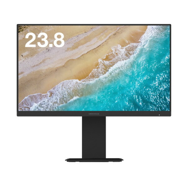 グリーンハウス 23．8型ワイドLAN対応LED液晶ディスプレイ ブラック GH-LCW24RH-BK [GHLCW24RHBK]【RNH】