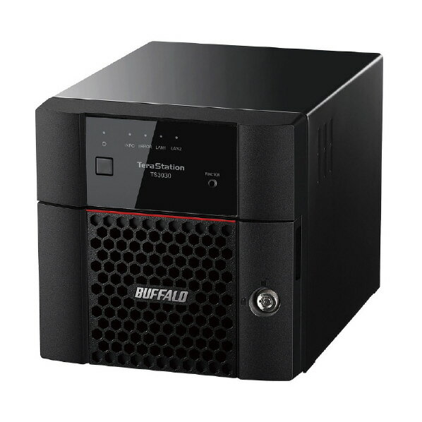 バッファロー 法人向けNAS 2ベイデスクトップ(2TB) TeraStation TS3230DNシリーズ ブラック TS3230DN0202 [TS3230DN0202]【SPSP】