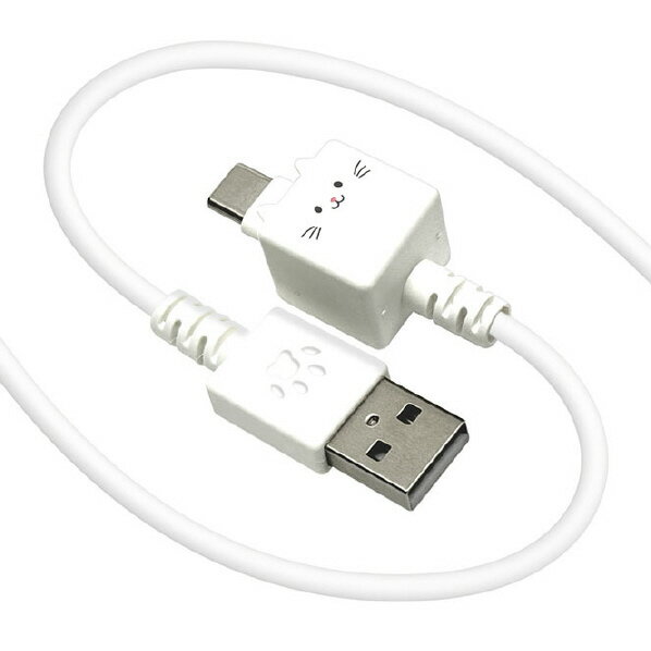 ラスタバナナ Type-A to Type-C もちもちケーブル(1．0m) モバにゃー もちち R10CAAC3A06MCC [R10CAAC3A06MCC]