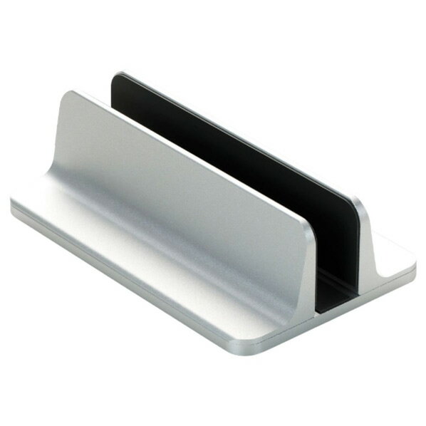 エレコム ノートパソコンスタンド(縦置き/1台用/アルミ) シルバー PCA-LTSV03SV [PCALTSV03SV]【BLKP】