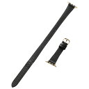 エレコム Apple Watch用 &me ソフトレザーバンド(42/41/40/38mm) チャコールグレー AW-41BDLWJGY [AW41BDLWJG...