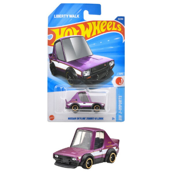 マテル JFN52 ホットウィール ベーシックカー 日産 スカイライン 2000GT-R LBWK HWベ-シツクカ-ニツサンスカイラインLWVI [HWベ-シツクカ-ニツサンスカイラインLWVI]のサムネイル