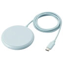 【5/1限定 エントリーで更にポイントUP!】エレコム ケーブル一体型 Qi規格対応ワイヤレス充電器(5W・卓上・1m) ブルー W-QA25BU [WQA25...