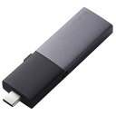 【8/1限定 エントリーで最大P5倍】エレコム USB Type-C(TM)/USB-Aコネクター対応外付けポータブルSSD(2TB) ブラック ESD-EWC...