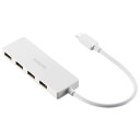 【5/1限定 エントリーで更にポイントUP!】エレコム USB Type-C 4ポートUSB2.0ハブ ホワイト U2HC-H040WH [U2HCH040WH...