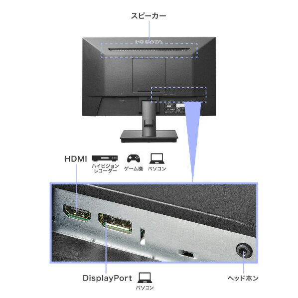 I・Oデータ 21．5型ワイド液晶ディスプレイ LCD-D222SD-AG [LCDD222SDAG]【RNH】【JLMP】