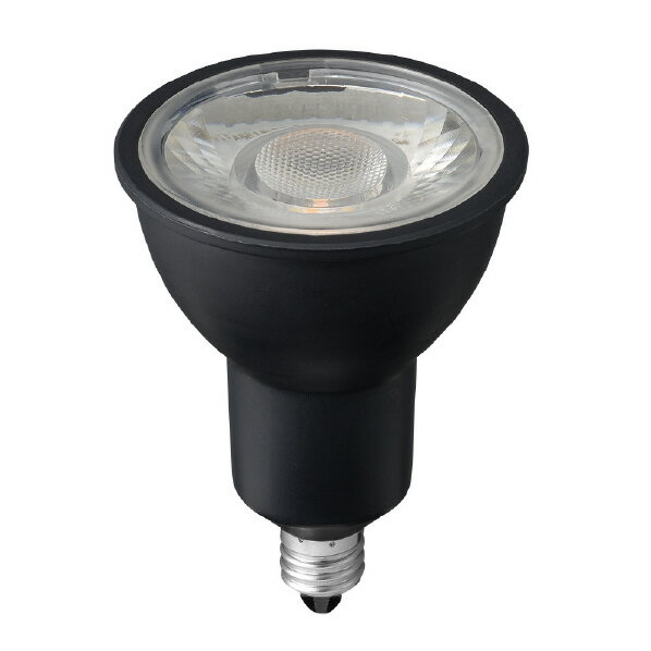 ヤザワ ハロゲン形LED 中角 電球色 調光対応 ブラック LDR7LME11D2BK [LDR7LME11D2BK]【MPOC】