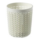 【8/1限定 エントリーで最大P5倍】藤栄 ラウンドホルダー 0.6L Knit ホワイト ニツトラウンドホルダ-06LWH [ニツトラウンドホルダ-06LWH...