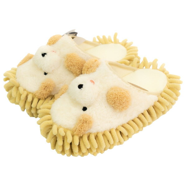 藤栄 アニマルモップスリッパ ハグモッピ イヌ ハグモツピイヌ [ハグモツピイヌ]