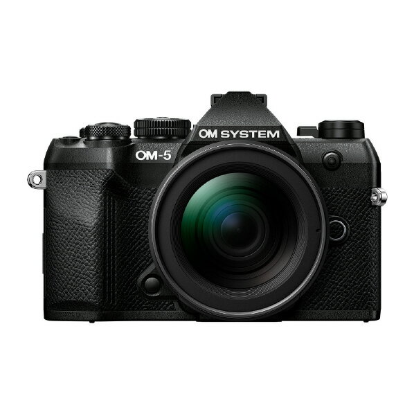 OM SYSTEM デジタル一眼カメラ・12-45mm F4．0 PROレンズキット OM-5 Mark II ブラック OM-5MARKII12-45MMKITBLK [OM5MK2LK1245BLK]【RNH】
