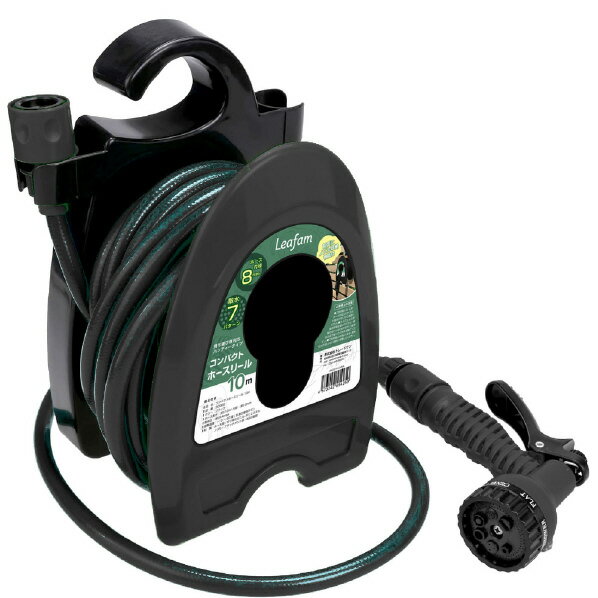 トレードワン コンパクトホースリール10m ブラック 30968コンパクトホ-スリ-ル10M [30968コンパクトホ-..