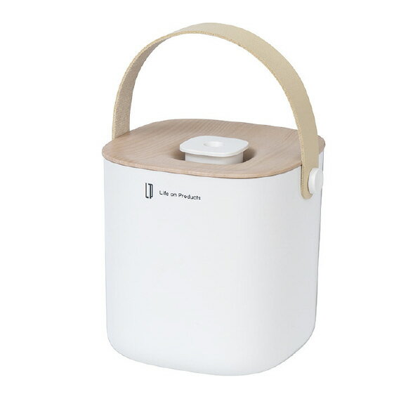 Life on Products 充電式ボックス型加湿器 -Premium WOOD- Life on Products ホワイトウッド LCAHF014-WW [LCAHF014WW]
