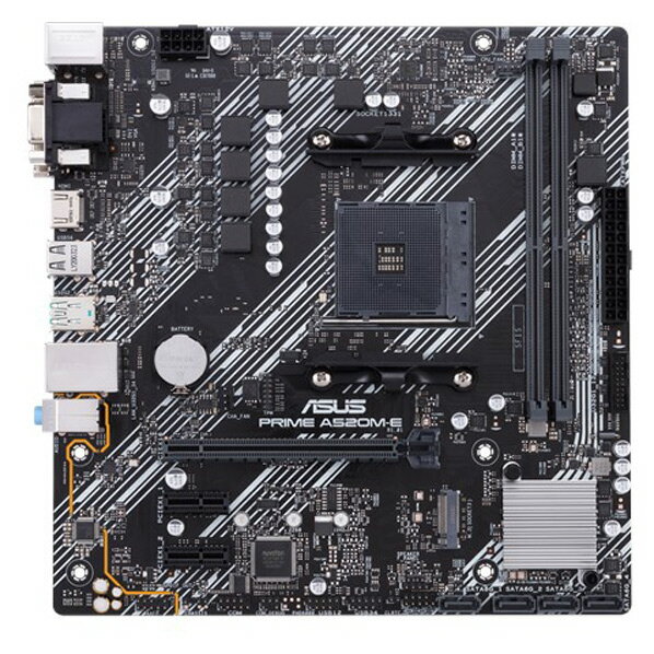 ASUSTEK AMD A520 (Ryzen AM4) マイクロATXマザーボード PRIMEA520M-E [PRIMEA520ME]