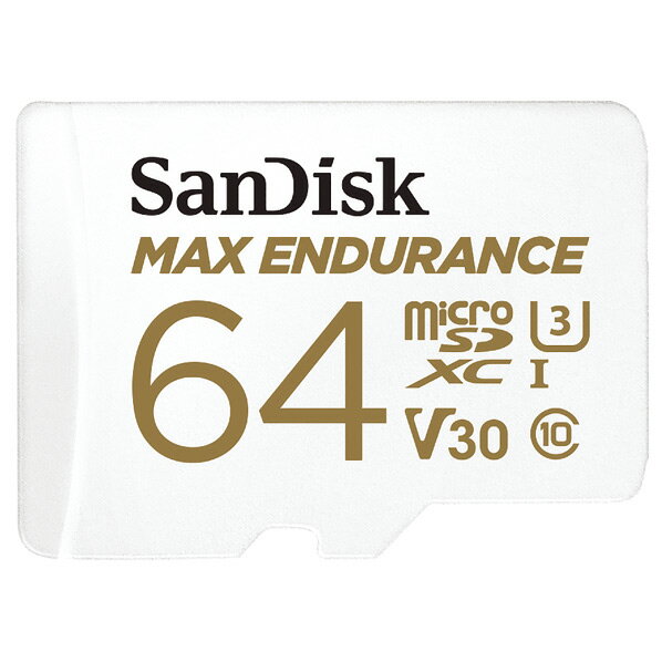 サンディスク MAX ENDURANCE 高耐久 microSDXCカード(64GB) SDSQQVR-064G-JN3ID SDSQQVR064GJN3ID