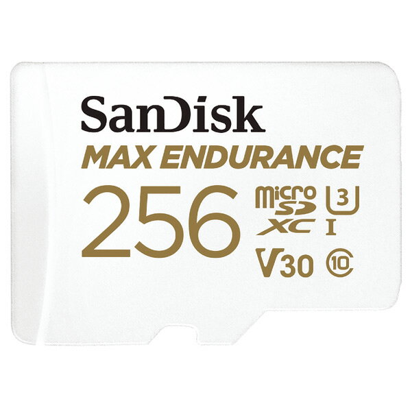 楽天エディオン　楽天市場店【6/1限定 エントリーで最大P5倍】サンディスク MAX ENDURANCE 高耐久 microSDXCカード（256GB） SDSQQVR-256G-JN3ID [SDSQQVR256GJN3ID]