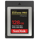 【8/1限定 エントリーで最大P5倍】サンディスク エクストリームプロ CFexpress Type B カード 128GB SDCFE-128G-JN4NN ...