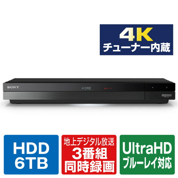 ソニー SONY 6TB HDD内蔵ブルーレイレコーダー BDZ-FBT6100 [BDZFBT6100]【RNH】