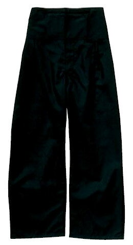 ダボズボン【黒】[ T(テトロン) / C(コットン)素材 ] ※メール便対応可※