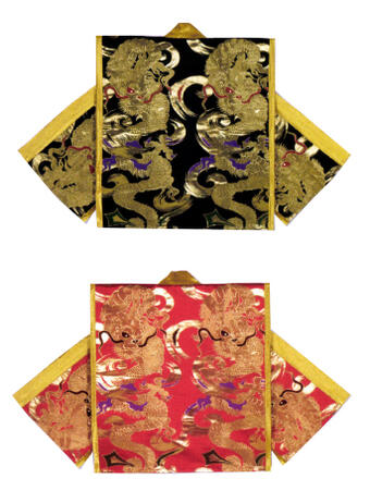 金襴袖無し半纏 龍 金襴袖無し半纏 龍