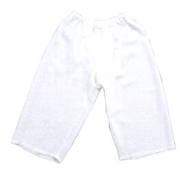 女物和装下ばき（股割タイプ）白　M・L寸［下ばき ステテコ 日舞 踊り 着物 着付 肌着 下着 インナー ..