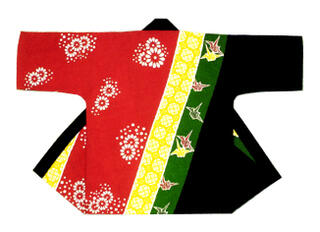 法被　折鶴　半纏帯別売　祭り はっぴ フェス 町内会 大売り出し イベント 観光 男女兼用