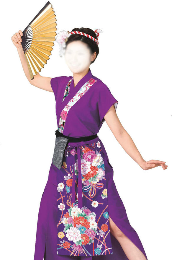 樂天商城 - よさこいコスチューム　袖なしタイプ　M・L寸