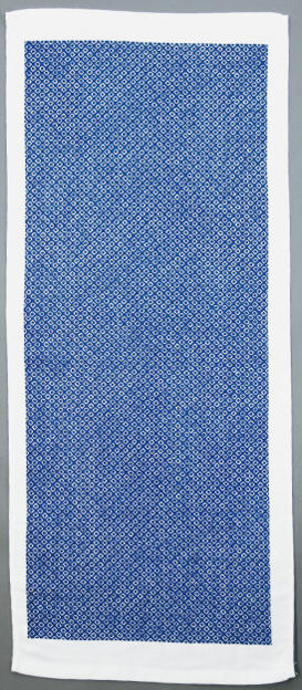 フェイスタオル　OBORON 【鹿の子青/かのこあお】