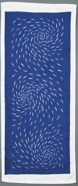 フェイスタオル　OBORON 【青めだか】