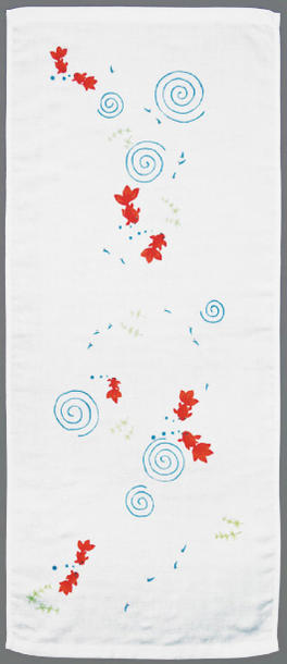 フェイスタオル　OBORON 【金魚/きんぎょ】