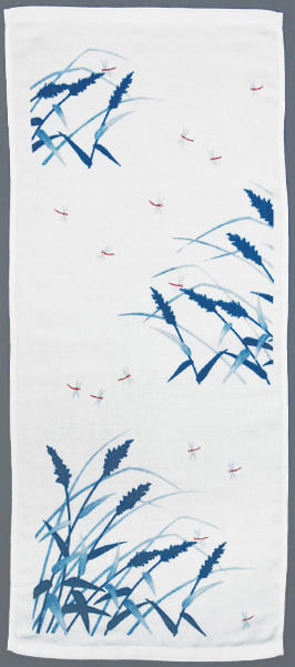 フェイスタオル　OBORON 【赤とんぼ】