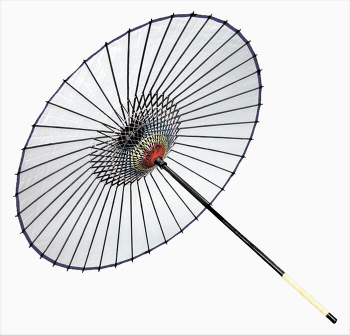 樂天商城 - 絹傘（二本継ぎ）白 [ 傘 和傘 日舞 日本舞踊 踊り 舞台用 工芸品 小道具 7634 ]