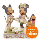 送料無料 ミッキーマウス ミニーマウス プルート 13.5cm ディズニー フィギュア ジムショア White Woodland Mickey and Minnie エネスコ 正規代理店