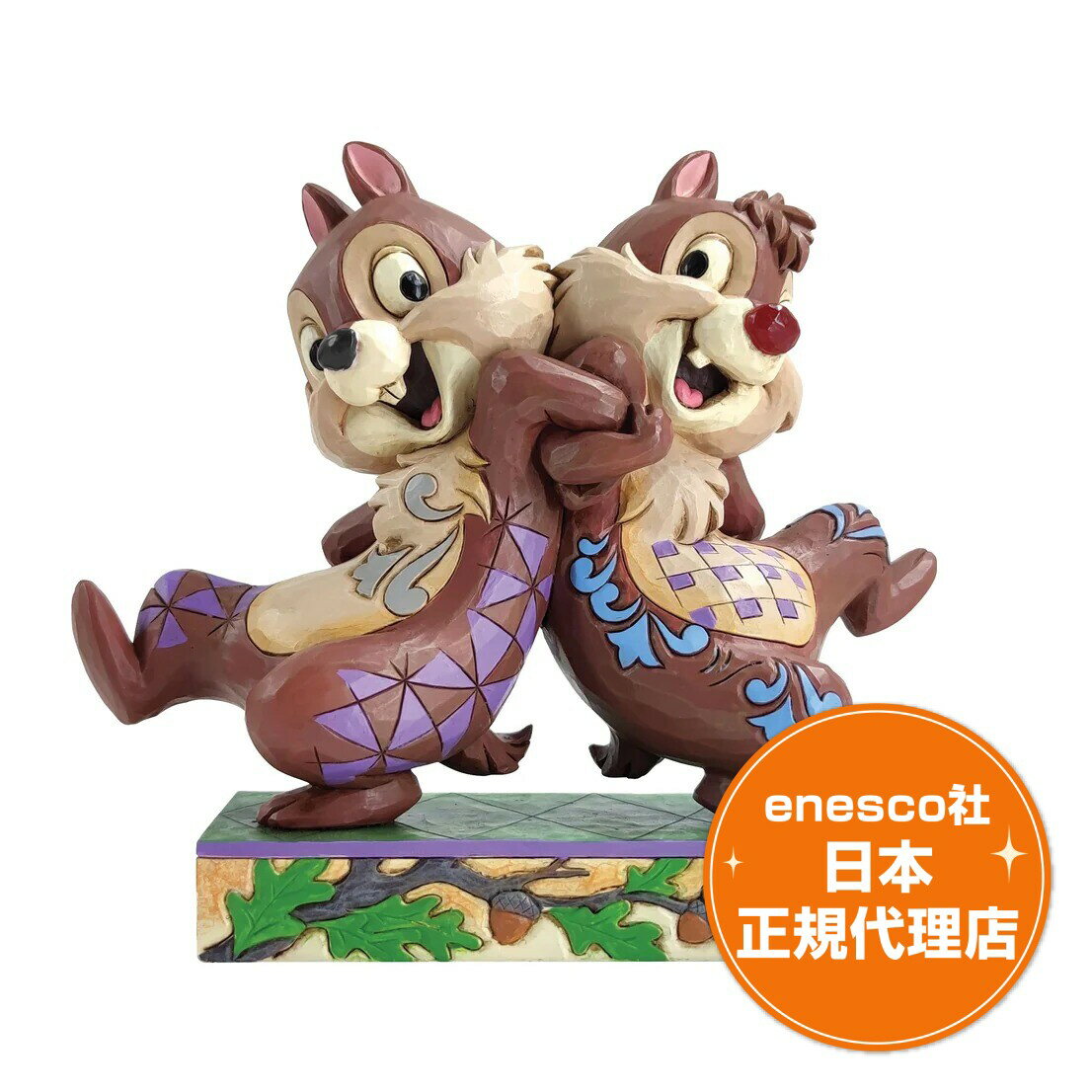 送料無料 チップ デール 13.5cm ディズニー フィギュア ジムショア Chip and Dale エネスコ 正規代理店