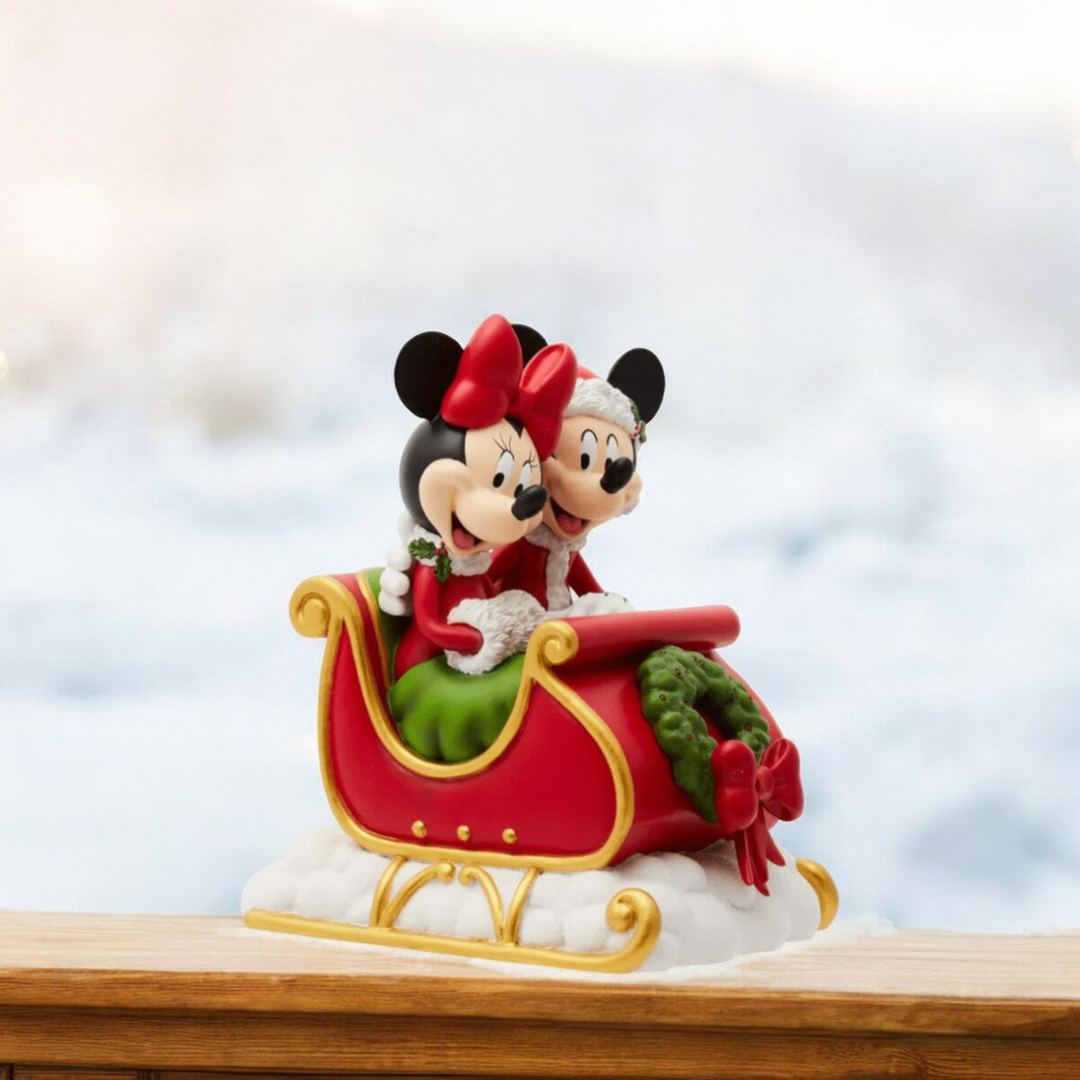 ミッキー ミニー フィギュア 16.5cm ディズニー ショーケース デイビッドパチェコ Holiday Mickey and ..