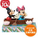 ミッキー ミニー 【光るフィギュア】 11.4cm ディズニー トラディション ジムショア Mickey and Minnie LED Love Rowboat...
