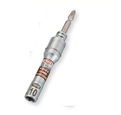 樂天商城 - TONE 2BNU-10 差替式ユニバ−サルビットソケット 二面幅寸法10mmストレ−トと首振りの2通りの使い方が可能 新品 2BNU10トネ 純正品