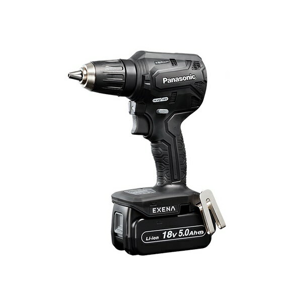 パナソニック EZ1DD1J18D-B デュアル ドリルドライバー 18V-5.0Ah電池パックx2個 + 充電器付セット 黒 クラス最少・最軽量 新品 EZ1DD1【プロ用からDIY、園芸まで。道具・工具のことならプロショップe-道具館におまかせ！】