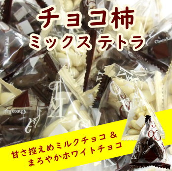 【送料無料】チョコ柿ミックス テトラ 238g【RCP】