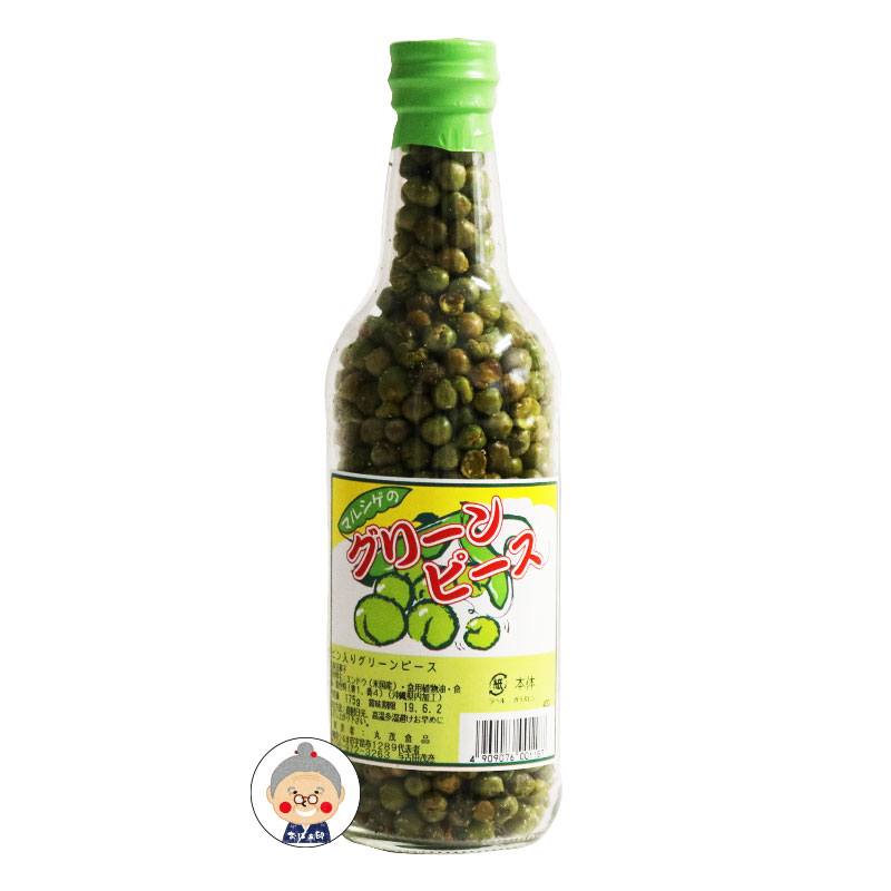 マルシゲの瓶入りグリーンピース165g 【丸茂食品】 ｜豆菓子｜